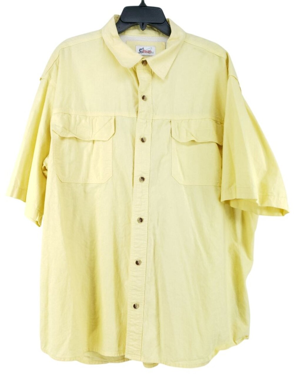 World Wide Sportsman Vented Shirt Men's Size 2XL Yellow